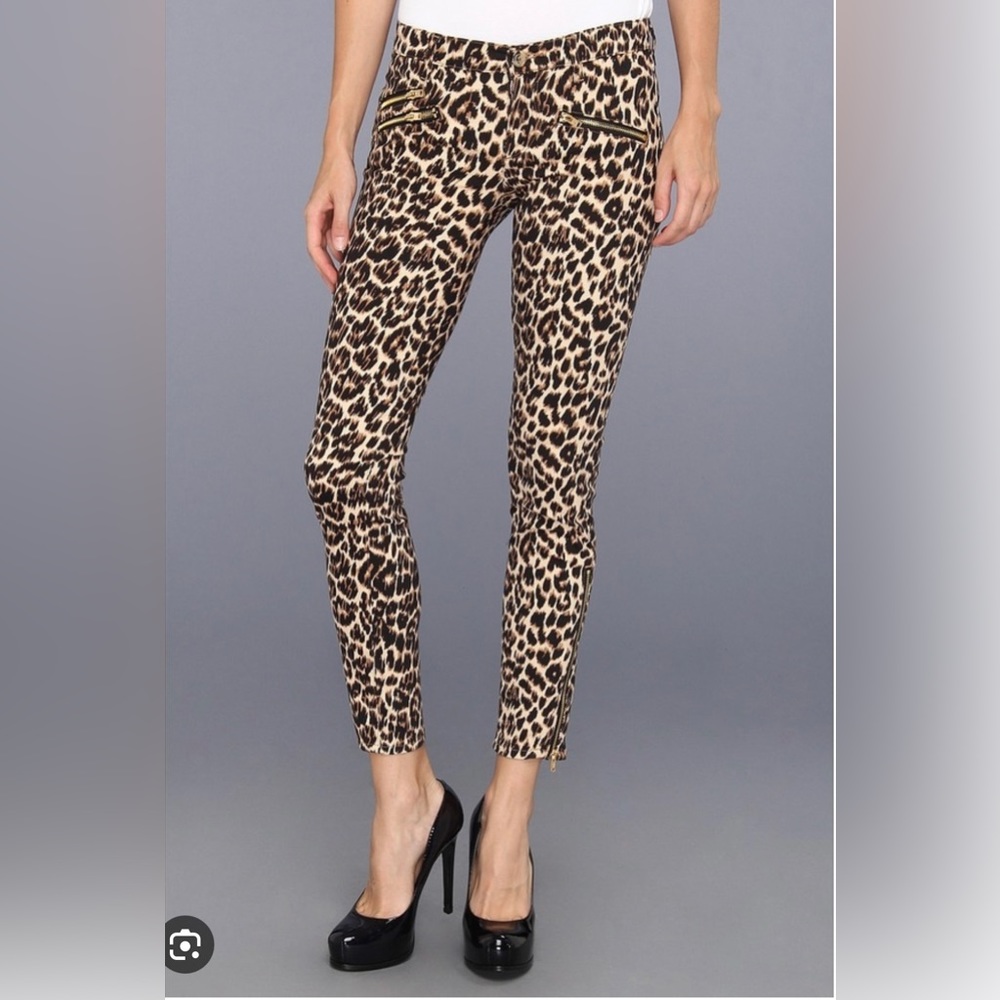 Juicy Couture Cheetah Print Skinny Jeans